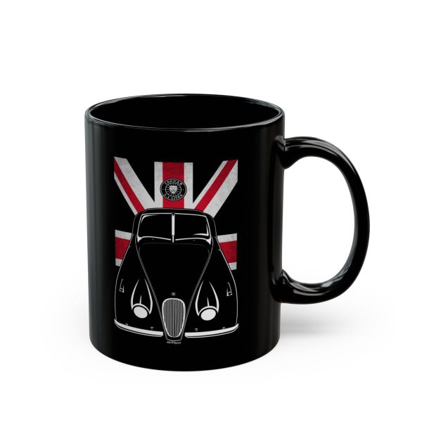 Jaguar XK120 SE Mug - UK Flag Coffee Mug 11 oz by Auto Art Apparel