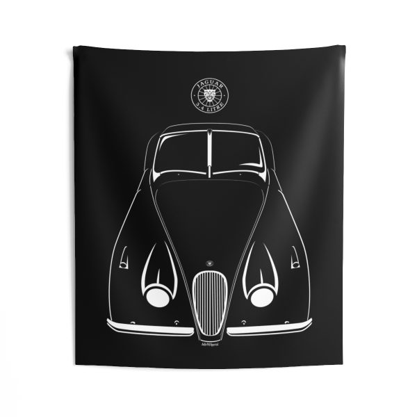 Jaguar XK120 SE Tapestry 50 x 60 inch by Auto Art Apparel