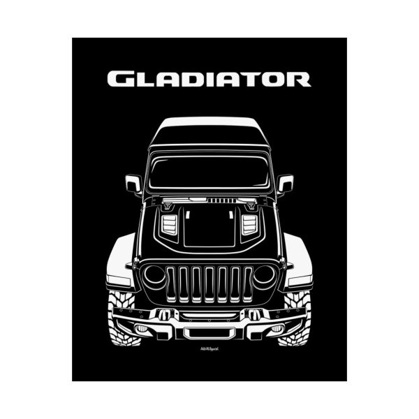 Jeep Gladiator Rubicon Poster 16 x 20 inch by Auto Art Apparel