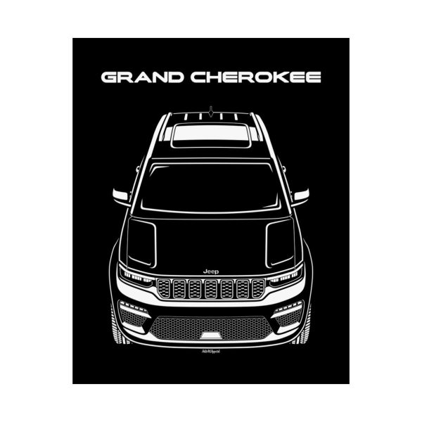 Jeep Grand Cherokee 2021-2024 Poster 16 x 20 inch by Auto Art Apparel