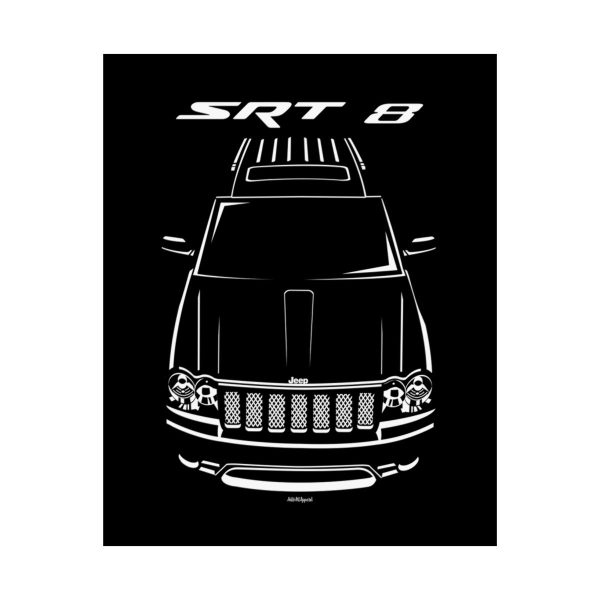 Jeep Grand Cherokee SRT8 2006-2010 Poster 16 x 20 inch by Auto Art Apparel