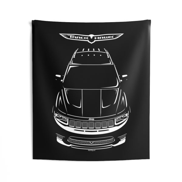 Jeep Grand Cherokee Trackhawk Tapestry 50 x 60 inch by Auto Art Apparel