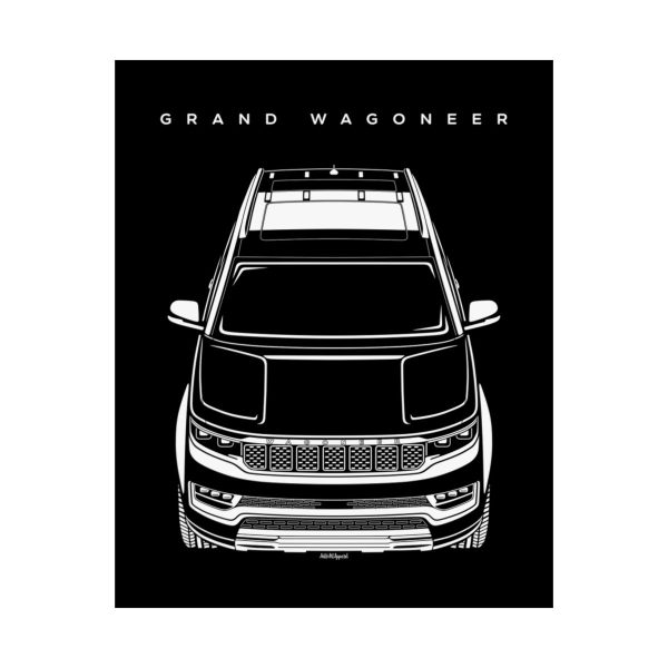 Jeep Grand Wagoneer 2023-2024 Poster 16 x 20 inch by Auto Art Apparel
