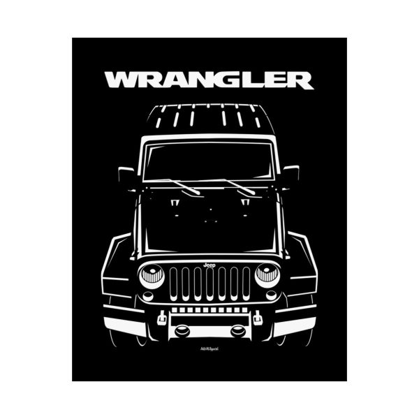 Jeep Wrangler 2007-2018 Poster 16 x 20 inch by Auto Art Apparel