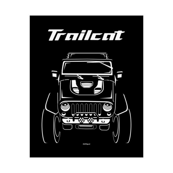 Jeep Wrangler Trailcat Poster 16 x 20 inch by Auto Art Apparel