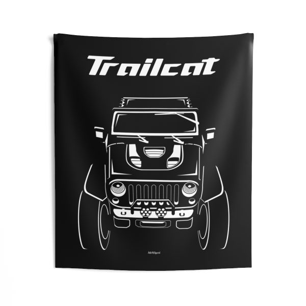 Jeep Wrangler Trailcat Tapestry 50 x 60 inch by Auto Art Apparel
