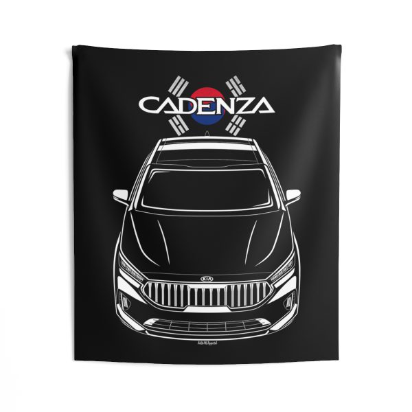 Kia Cadenza 2020-2021 Tapestry - Korea Flag Wall Art 50 x 60 inch by Auto Art Apparel