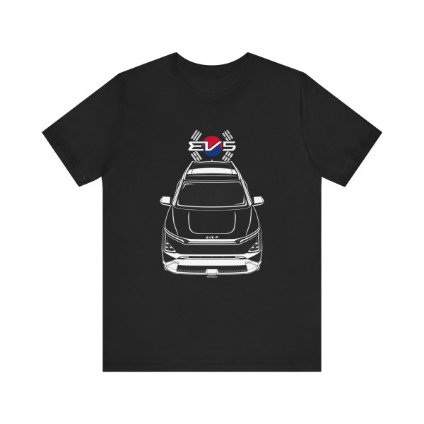 Kia EV5 T-shirt - Korea Flag Shirt by Auto Art Apparel