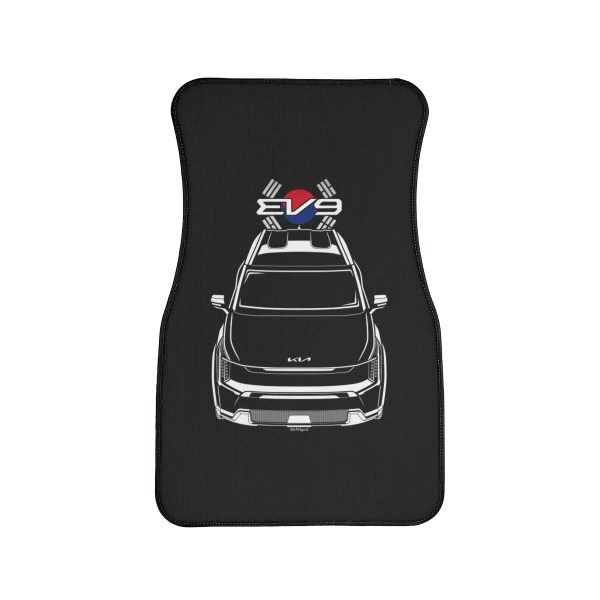 Kia EV9 Car Mat - Korea Flag Floor Mats Front Carpet Floor Mats by Auto Art Apparel