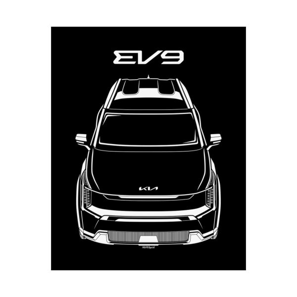Kia EV9 Poster 16 x 20 inch by Auto Art Apparel