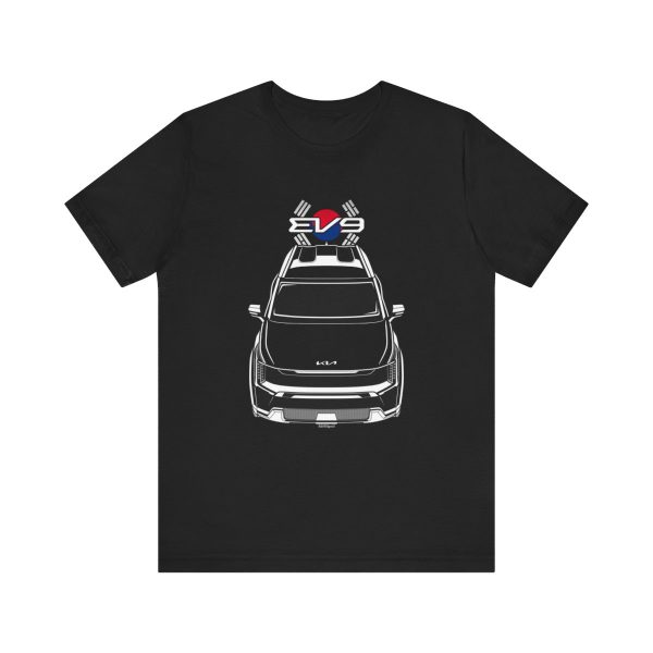 Kia EV9 T-shirt - Korea Flag Shirt by Auto Art Apparel