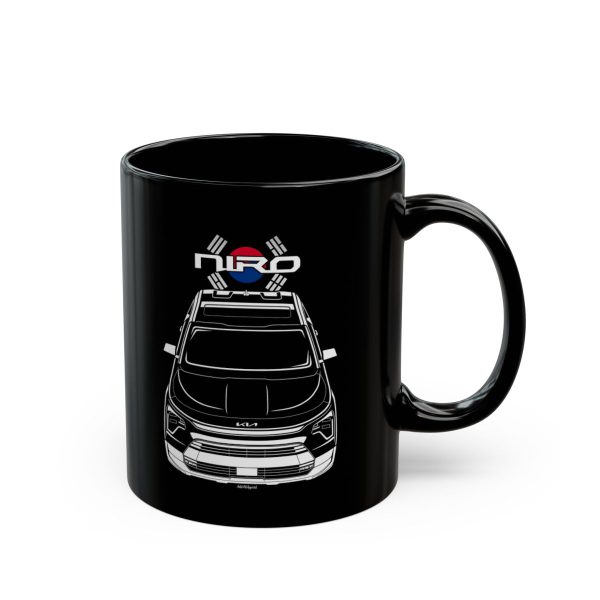 Kia Niro 2023-2025 Mug - Korea Flag Coffee Mug 11 oz by Auto Art Apparel