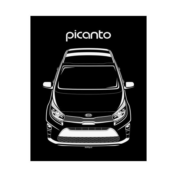 Kia Picanto 2021-2023 Poster 16 x 20 inch by Auto Art Apparel