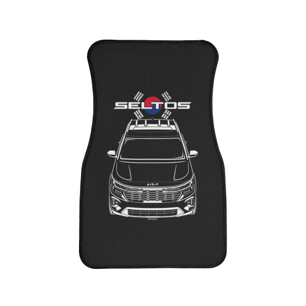 Kia Seltos 2024-2025 Car Mat - Korea Flag Floor Mats Front Carpet Floor Mats by Auto Art Apparel