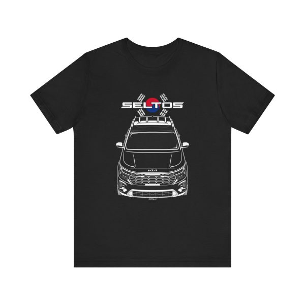 Kia Seltos 2024-2025 T-shirt - Korea Flag Shirt by Auto Art Apparel