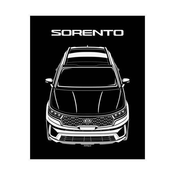 Kia Sorento 2021-2023 Poster 16 x 20 inch by Auto Art Apparel