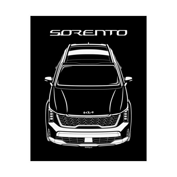 Kia Sorento 2024-2025 Poster 16 x 20 inch by Auto Art Apparel