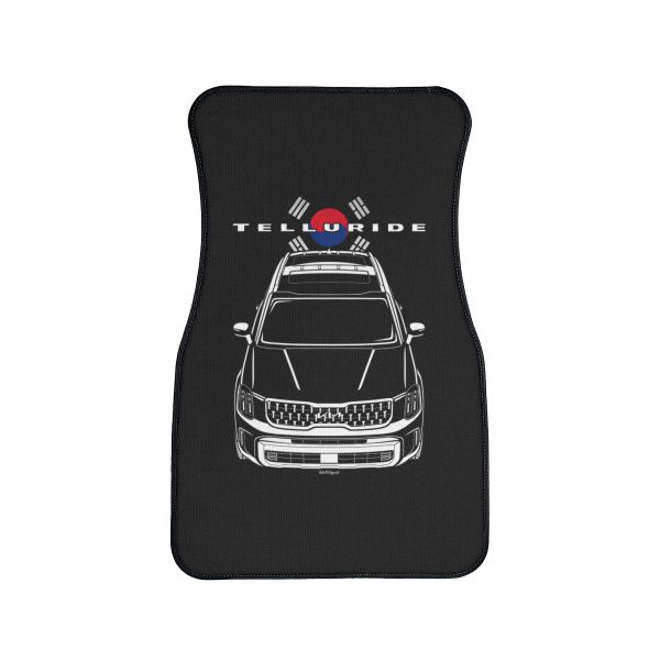 Kia Telluride 2023-2025 Car Mat - Korea Flag Floor Mats Front Carpet Floor Mats by Auto Art Apparel
