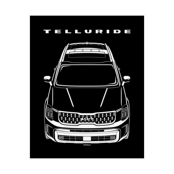 Kia Telluride 2023-2025 Poster 16 x 20 inch by Auto Art Apparel
