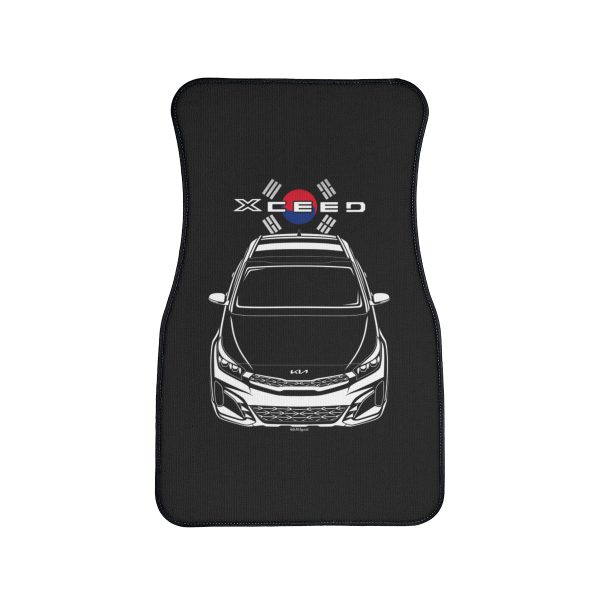 Kia Xceed 2023-2025 Car Mat - Korea Flag Floor Mats Front Carpet Floor Mats by Auto Art Apparel