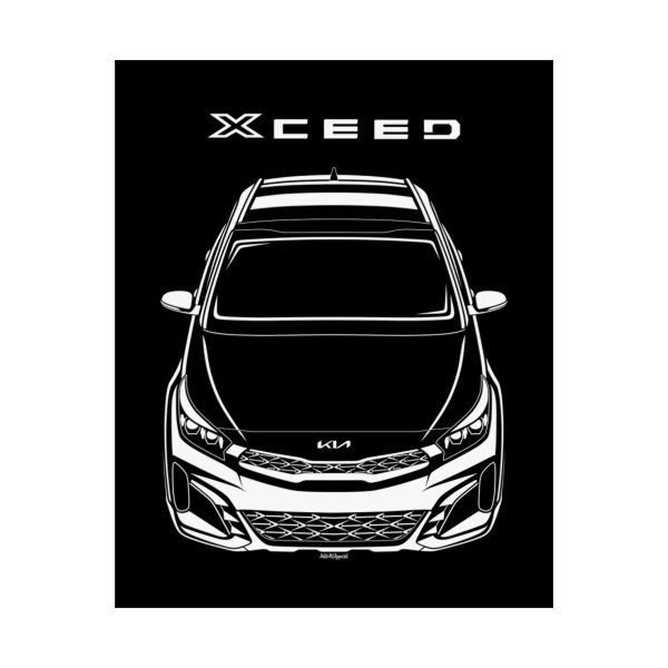 Kia Xceed 2023-2025 Poster 16 x 20 inch by Auto Art Apparel
