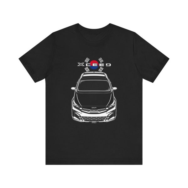 Kia Xceed 2023-2025 T-shirt - Korea Flag Shirt by Auto Art Apparel