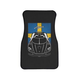 Koenigsegg Agera Car Mat - Sweden Flag Floor Mats Front Carpet Floor Mats by Auto Art Apparel