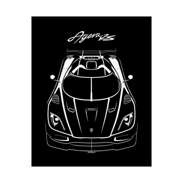 Koenigsegg Agera RS Poster 16 x 20 inch by Auto Art Apparel