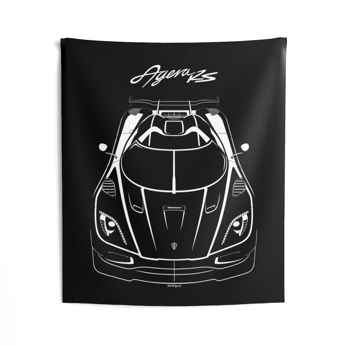Koenigsegg Agera RS Tapestry 50 x 60 inch by Auto Art Apparel