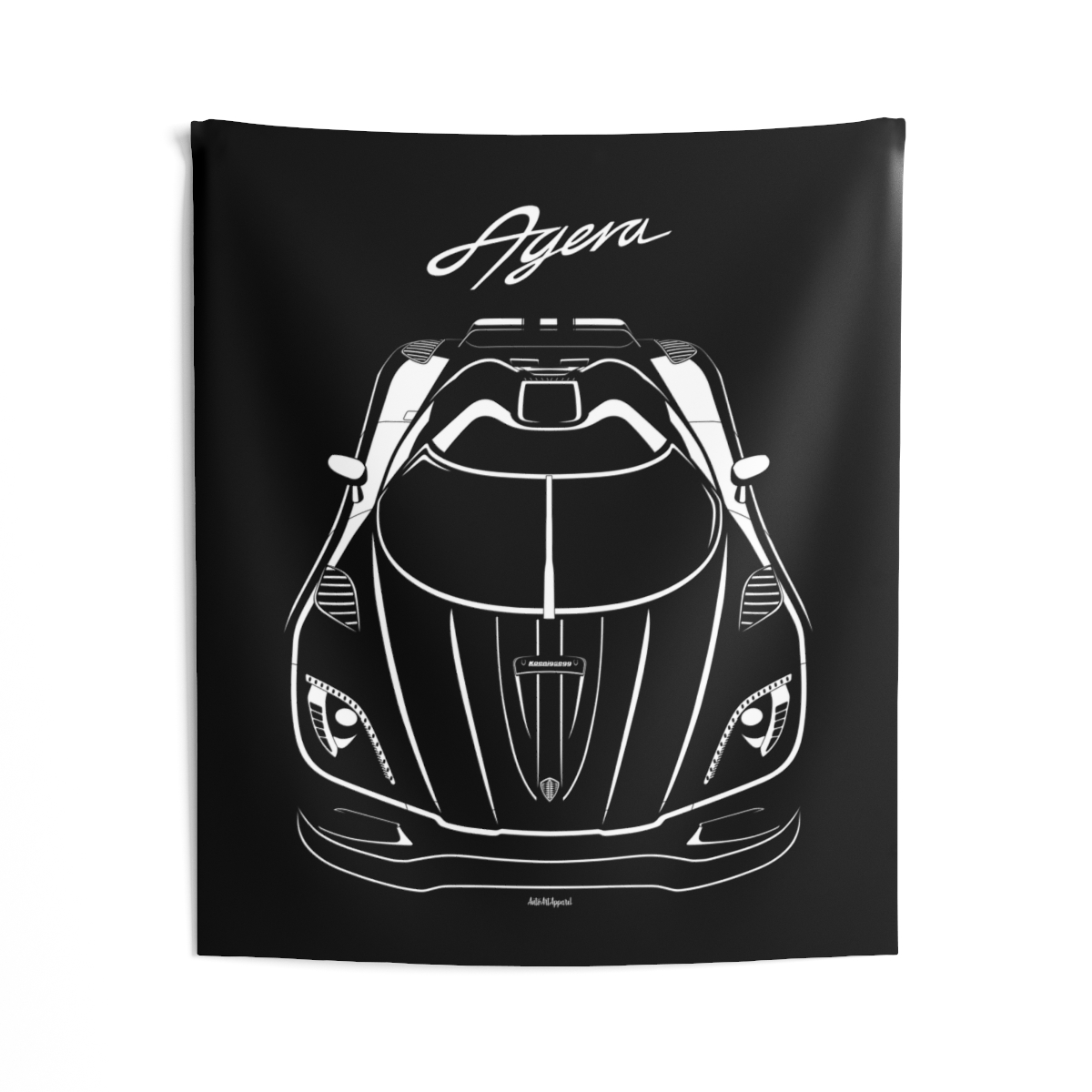 Koenigsegg Agera Stripe Tapestry 50 x 60 inch by Auto Art Apparel