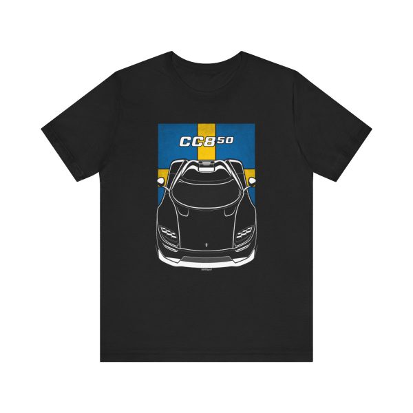 Koenigsegg CC850 T-shirt - Sweden Flag Shirt by Auto Art Apparel