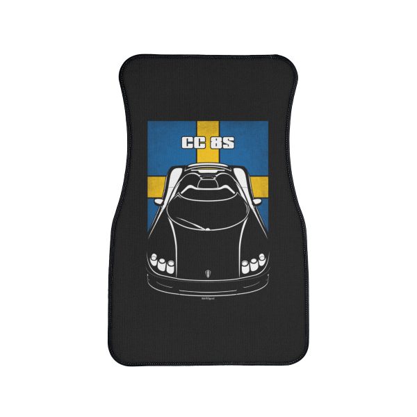 Koenigsegg CC8S Car Mat - Sweden Flag Floor Mats Front Carpet Floor Mats by Auto Art Apparel