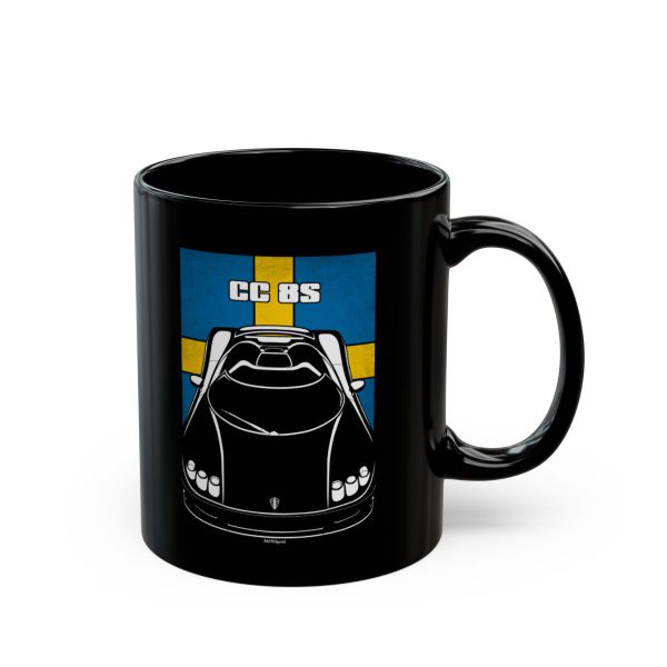 Koenigsegg CC8S Mug - Sweden Flag Coffee Mug 11 oz by Auto Art Apparel