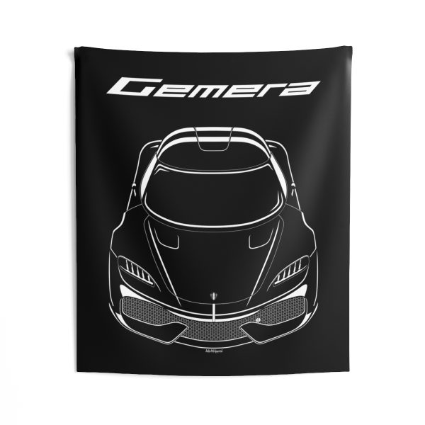 Koenigsegg Gemera Tapestry 50 x 60 inch by Auto Art Apparel