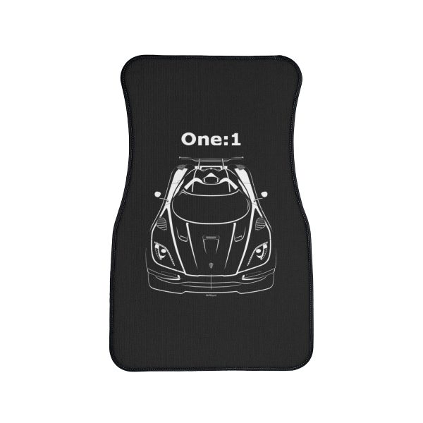 Koenigsegg One 1 Car Mat Front Carpet Floor Mats by Auto Art Apparel