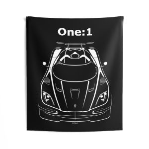 Koenigsegg One 1 Tapestry 50 x 60 inch by Auto Art Apparel