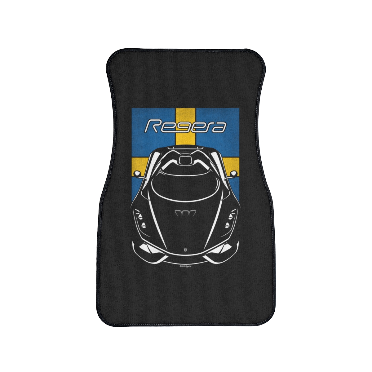 Koenigsegg Regera Car Mat - Sweden Flag Floor Mats Front Carpet Floor Mats by Auto Art Apparel