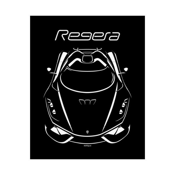 Koenigsegg Regera Poster 16 x 20 inch by Auto Art Apparel