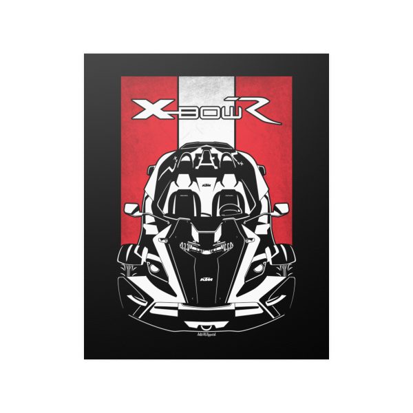 KTM X BOW R Poster - Austria Flag Print 16 x 20 inch by Auto Art Apparel