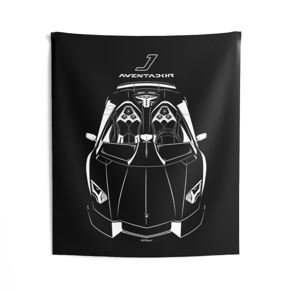 Lamborghini Aventador J Tapestry 50 x 60 inch by Auto Art Apparel