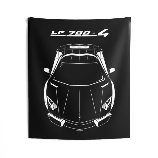 Lamborghini Aventador LP700-4 Tapestry 50 x 60 inch by Auto Art Apparel