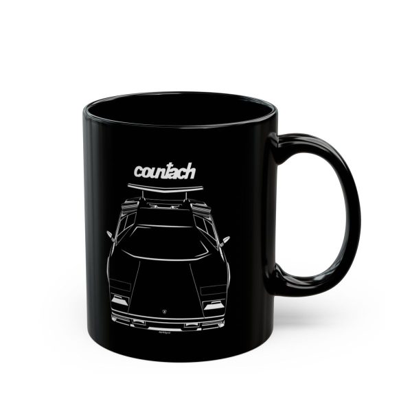 Lamborghini Countach LP5000 QV Mug 11 oz by Auto Art Apparel