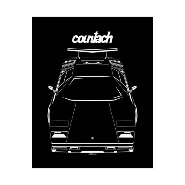 Lamborghini Countach LP5000 QV Poster 16 x 20 inch by Auto Art Apparel