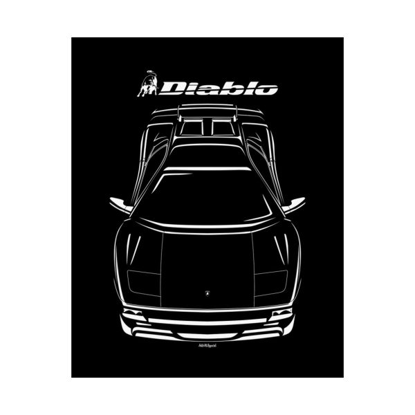 Lamborghini Diablo SV Poster 16 x 20 inch by Auto Art Apparel