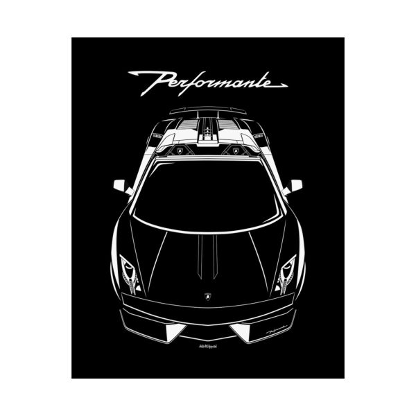 Lamborghini Gallardo LP 570-4 Spyder Performante Poster 16 x 20 inch by Auto Art Apparel