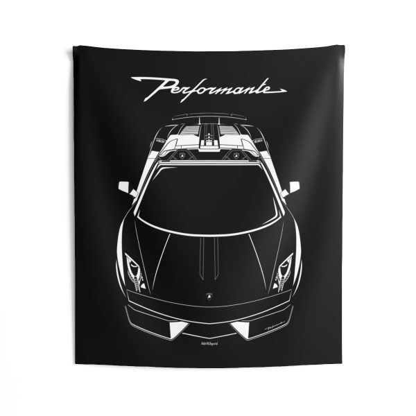 Lamborghini Gallardo LP 570-4 Spyder Performante Tapestry 50 x 60 inch by Auto Art Apparel