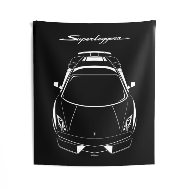 Lamborghini Gallardo LP 570-4 Superleggera Tapestry 50 x 60 inch by Auto Art Apparel