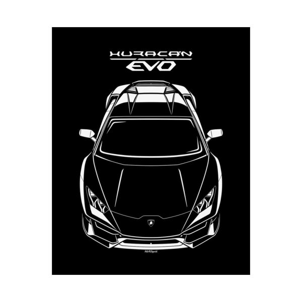 Lamborghini Huracan EVO Poster 16 x 20 inch by Auto Art Apparel