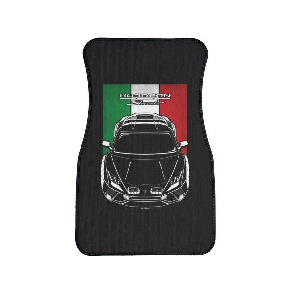 Lamborghini Huracan Sterrato Car Mat - Italy Flag Floor Mats Front Carpet Floor Mats by Auto Art Apparel