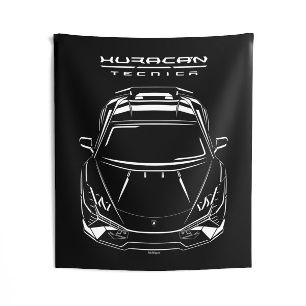 Lamborghini Huracan Tecnica Tapestry 50 x 60 inch by Auto Art Apparel